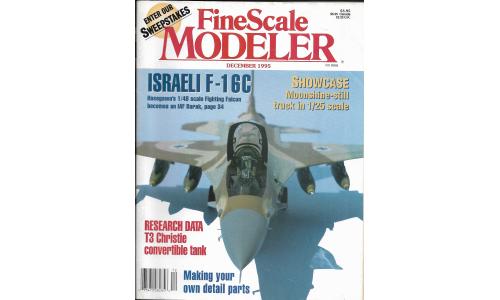 Revista Fine Scale Modeler 1995-12 Israeli F-16C